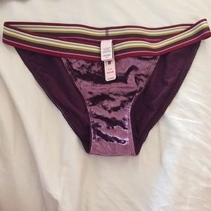 Victoria’s Secret Purple Velvety Underwear